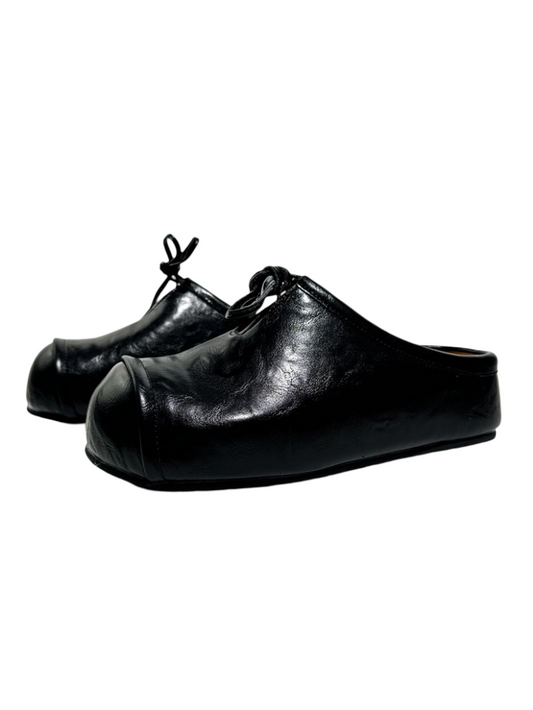 British Platform Round Toe Bow Slip-On【s0000016773】