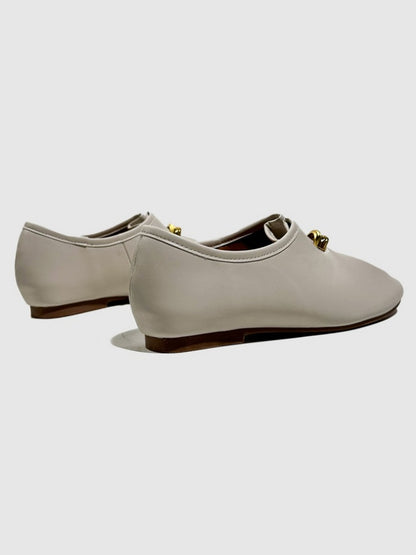 Gold Metal String Cloud Ballet Shoes【s0000016775】