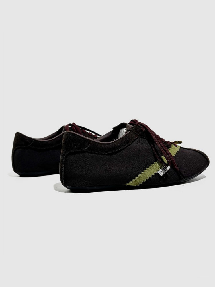 Deconstruct Gold Buckle Color Blocked Training Shoes【s0000016779】
