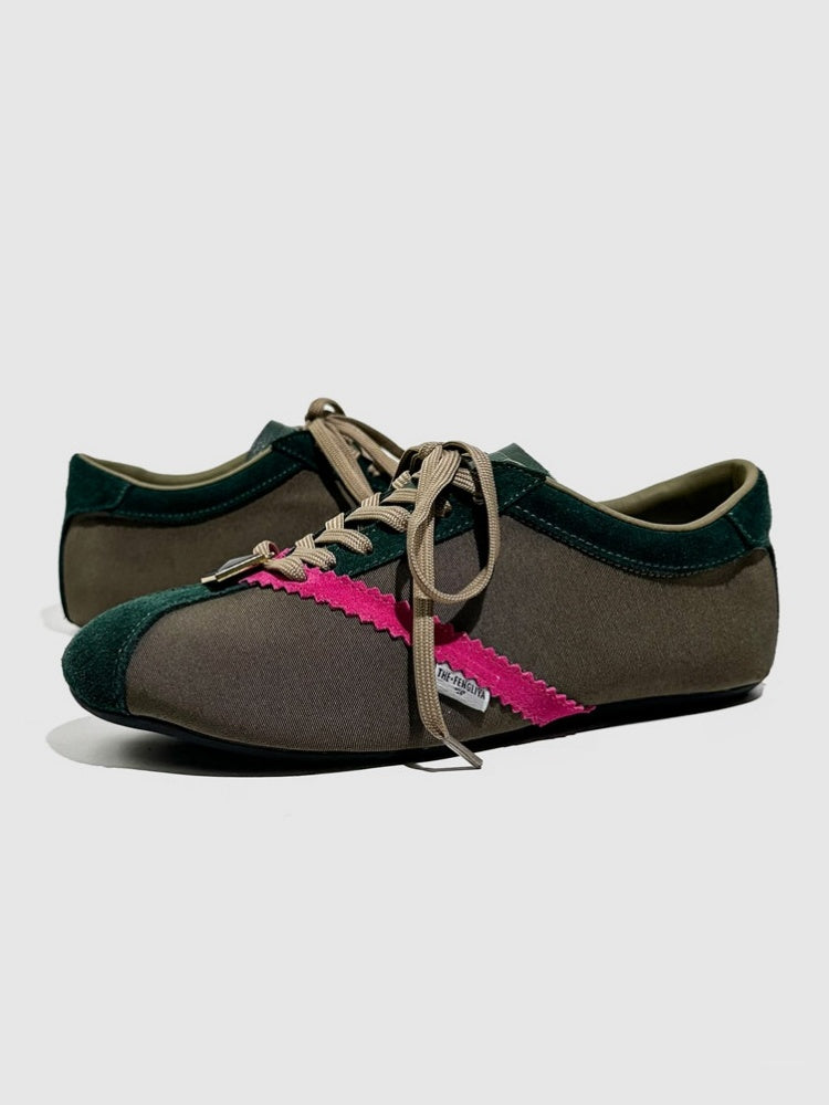 Deconstruct Gold Buckle Color Blocked Training Shoes【s0000016779】