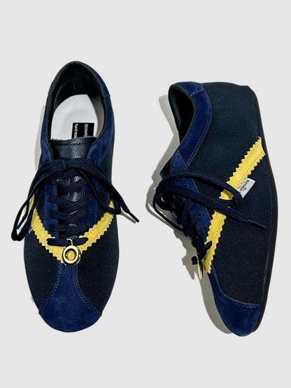 Deconstruct Gold Buckle Color Blocked Training Shoes【s0000016779】