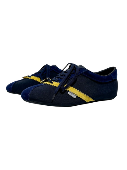 Deconstruct Gold Buckle Color Blocked Training Shoes【s0000016779】