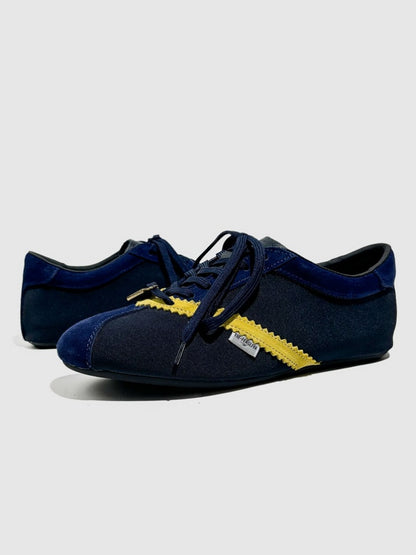 Deconstruct Gold Buckle Color Blocked Training Shoes【s0000016779】