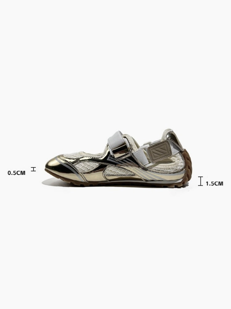 Genuine leather Mesh Velcro Shoes【s0000016780】