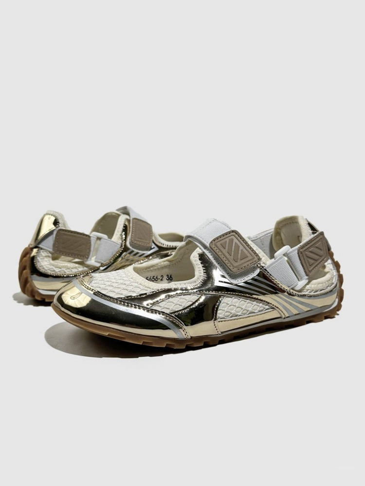 Genuine leather Mesh Velcro Shoes【s0000016780】