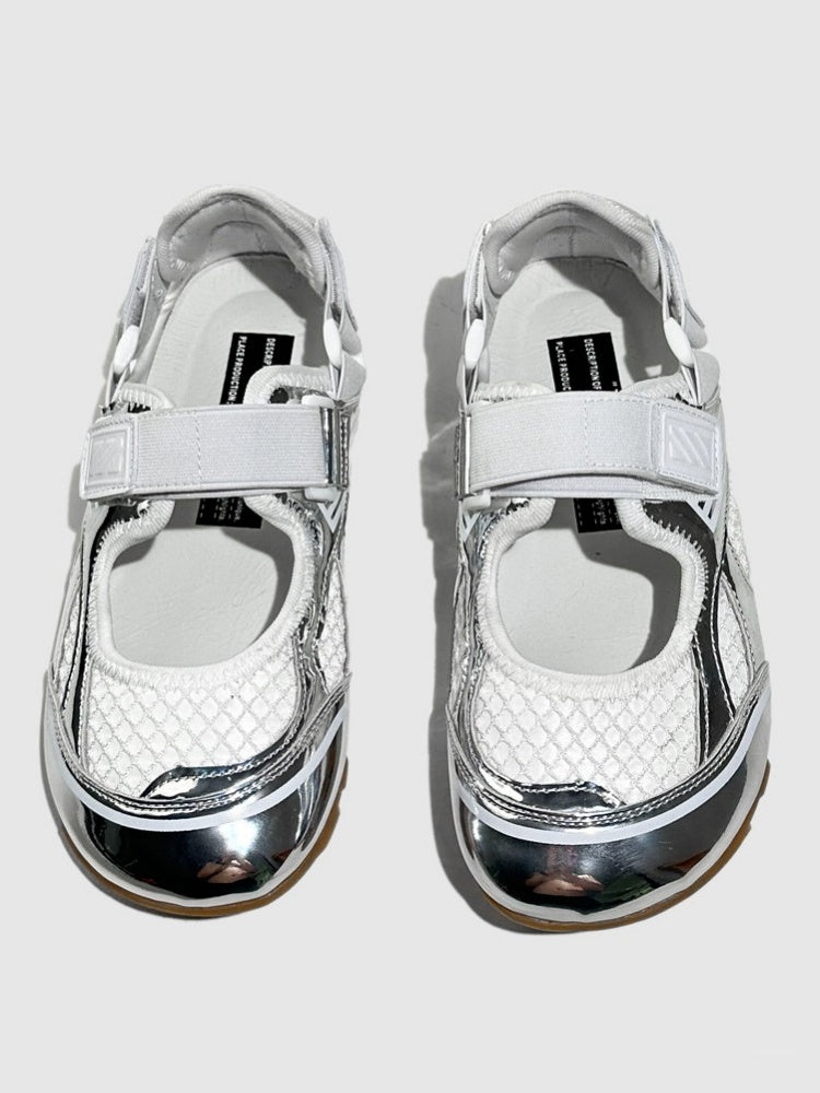Genuine leather Mesh Velcro Shoes【s0000016780】