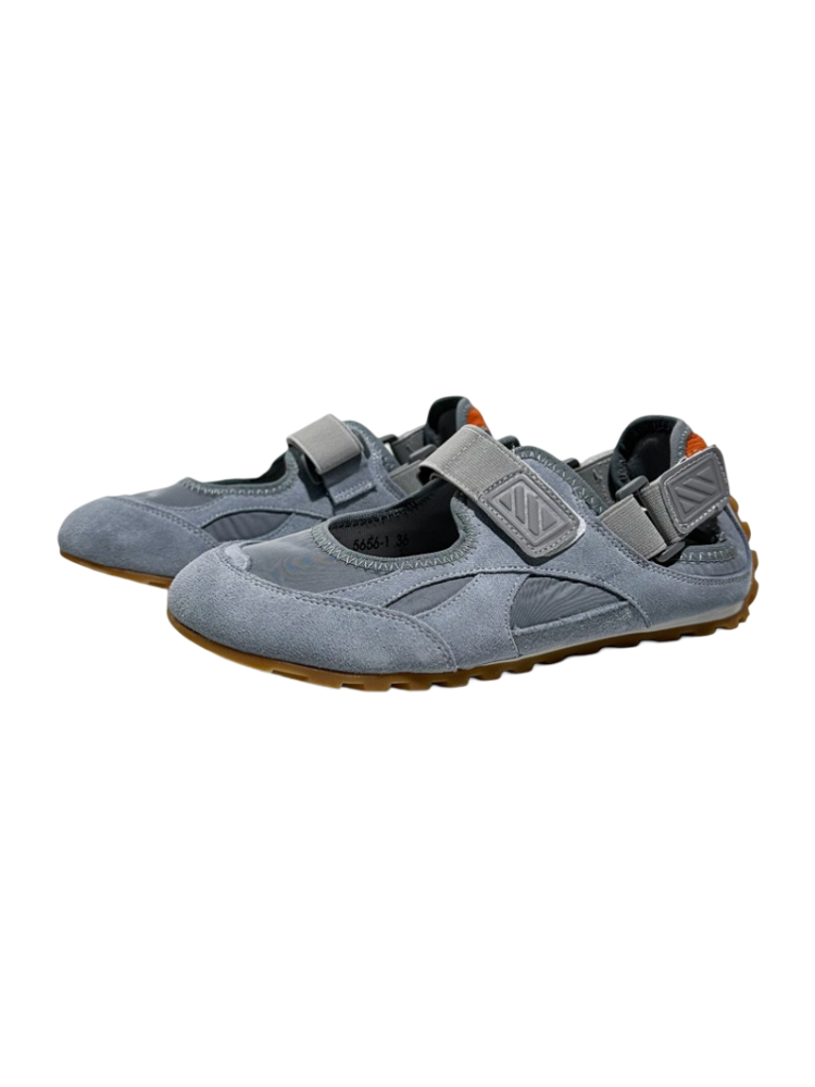 Leather Patchwork German Training Velcro Sandals【s0000016781】