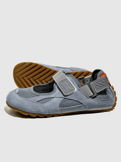 Leather Patchwork German Training Velcro Sandals【s0000016781】