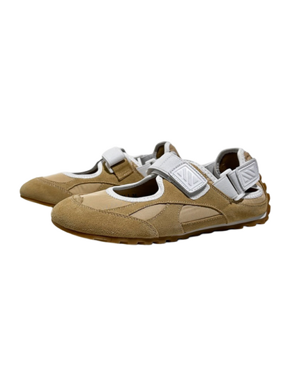 Leather Patchwork German Training Velcro Sandals【s0000016781】