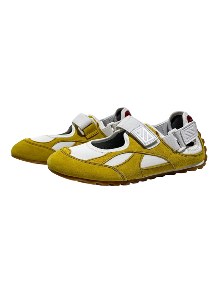 Leather Patchwork German Training Velcro Sandals【s0000016781】