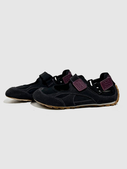 Leather Patchwork German Training Velcro Sandals【s0000016781】