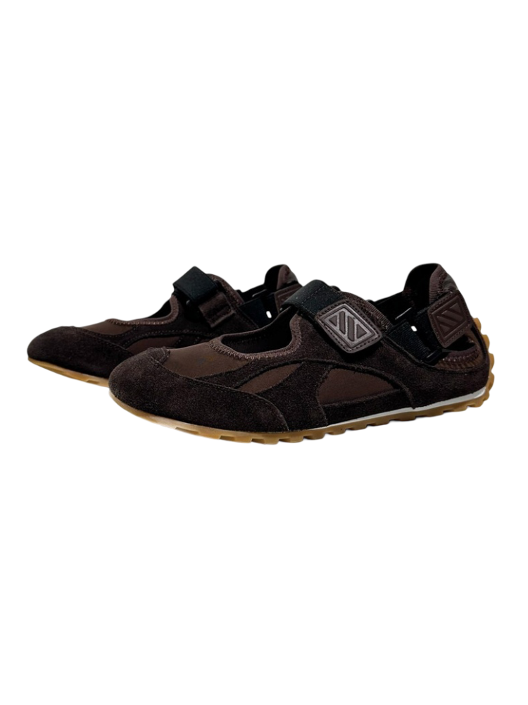 Leather Patchwork German Training Velcro Sandals【s0000016781】