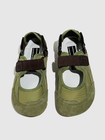 Leather Patchwork German Training Velcro Sandals【s0000016781】