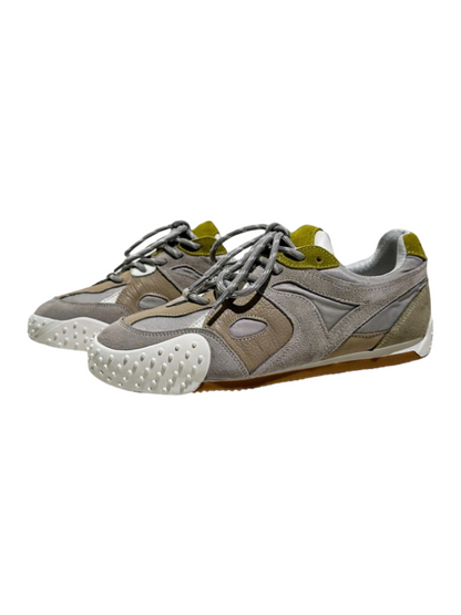Vintage Stitching German Leather Lace-Up Sneakers【s0000016783】