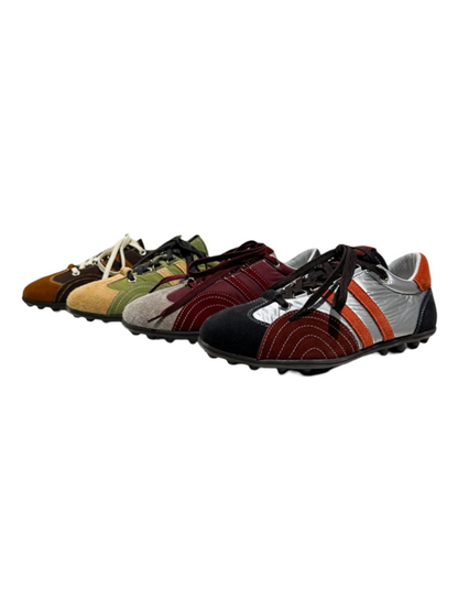 Stitching Design German Lace-Up Leather Training Shoes【s0000016790】
