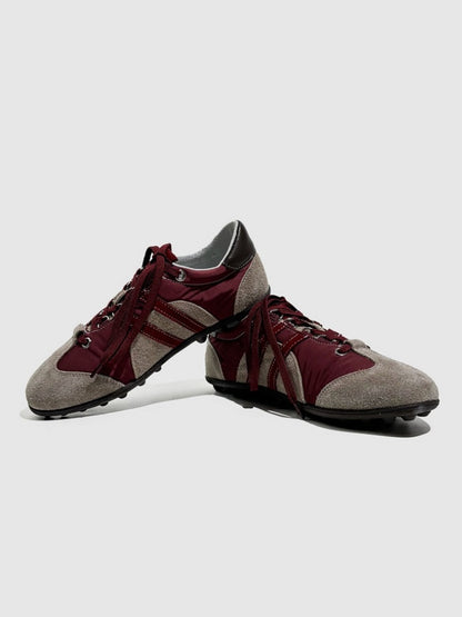 Stitching Design German Lace-Up Leather Training Shoes【s0000016790】