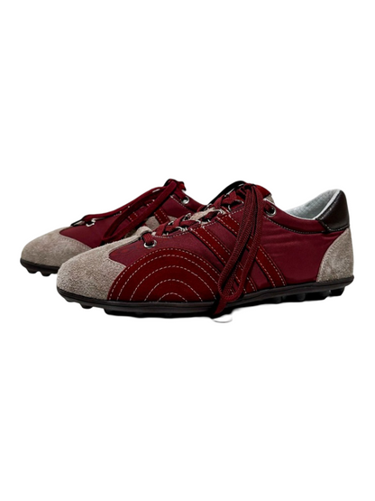 Stitching Design German Lace-Up Leather Training Shoes【s0000016790】