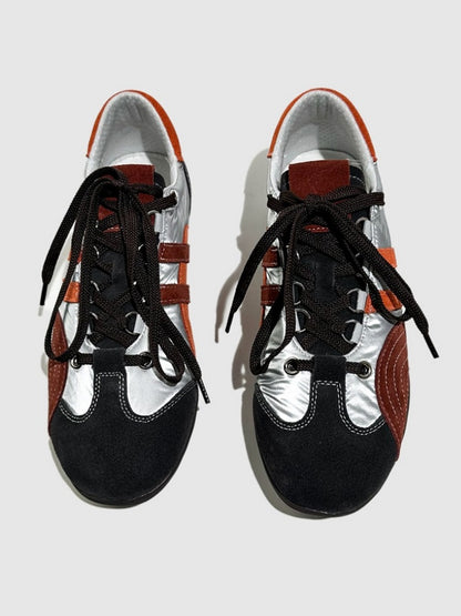 Stitching Design German Lace-Up Leather Training Shoes【s0000016790】
