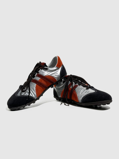 Stitching Design German Lace-Up Leather Training Shoes【s0000016790】