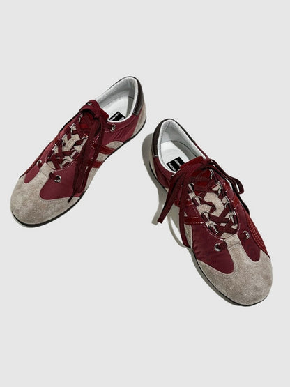 Stitching Design German Lace-Up Leather Training Shoes【s0000016790】