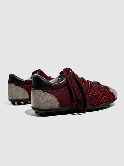 Stitching Design German Lace-Up Leather Training Shoes【s0000016790】