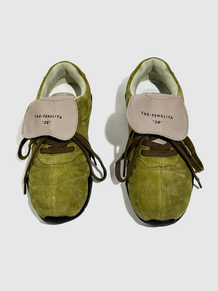 Cute Retro German Niche Non-Collision Leather Lace-Up Training Shoes【s0000016791】