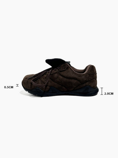 Cute Retro German Niche Non-Collision Leather Lace-Up Training Shoes【s0000016791】