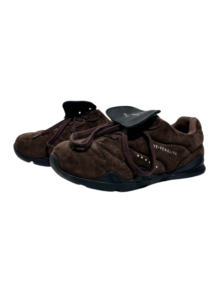 Cute Retro German Niche Non-Collision Leather Lace-Up Training Shoes【s0000016791】