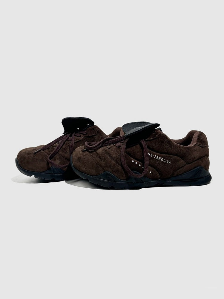 Cute Retro German Niche Non-Collision Leather Lace-Up Training Shoes【s0000016791】