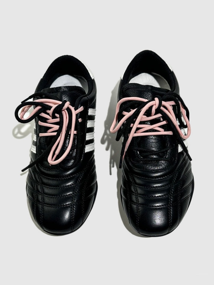 Niche Vintage German Soft Sole Leather Lace-Up Training Shoes【s0000016792】