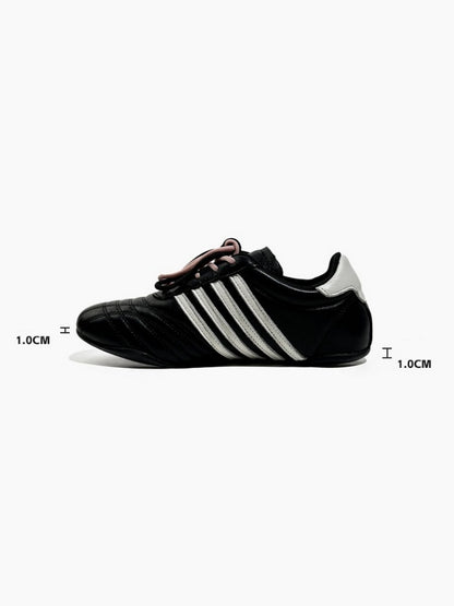 Niche Vintage German Soft Sole Leather Lace-Up Training Shoes【s0000016792】