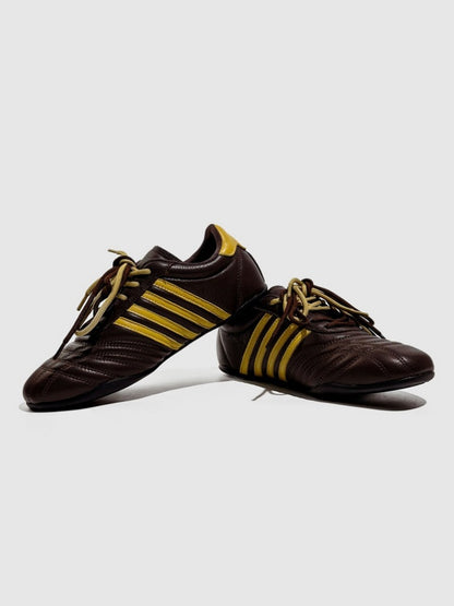 Niche Vintage German Soft Sole Leather Lace-Up Training Shoes【s0000016792】