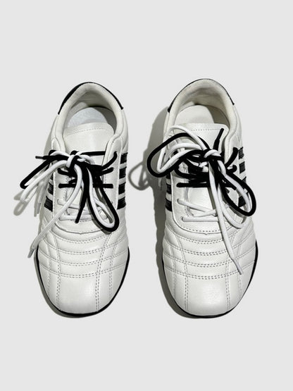 Niche Vintage German Soft Sole Leather Lace-Up Training Shoes【s0000016792】