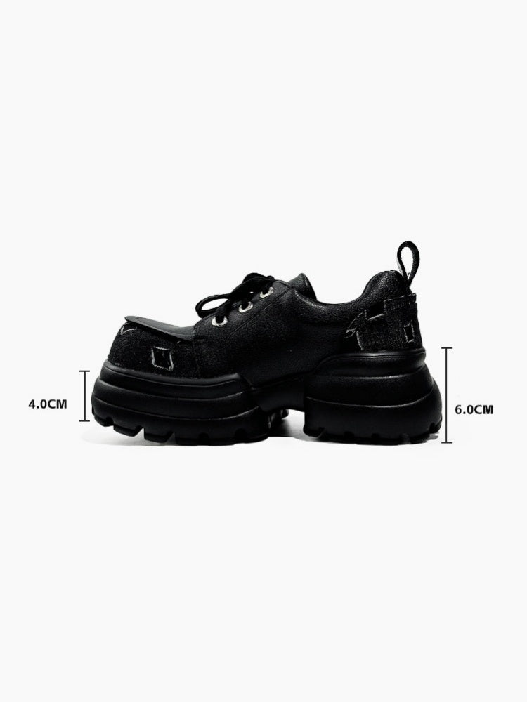 Original Punk International Trendy Platform Lace-up Loafers【s0000016793】