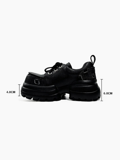 Original Punk International Trendy Platform Lace-up Loafers【s0000016793】