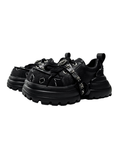 Original Punk International Trendy Platform Lace-up Loafers【s0000016793】