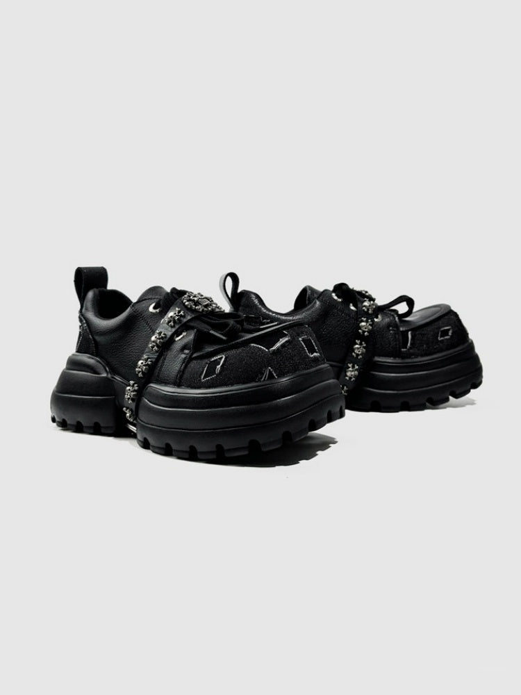 Original Punk International Trendy Platform Lace-up Loafers【s0000016793】