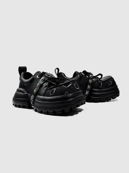 Original Punk International Trendy Platform Lace-up Loafers【s0000016793】
