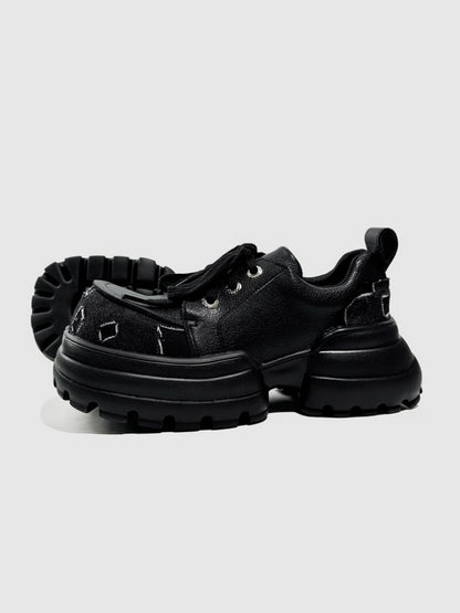Original Punk International Trendy Platform Lace-up Loafers【s0000016793】