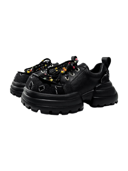 Original Punk International Trendy Platform Lace-up Loafers【s0000016793】