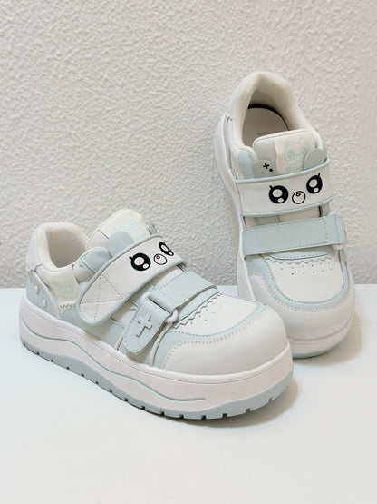 Bear Collaboration Running Multi-Colored Cute Platform Sneakers【s0000016797】