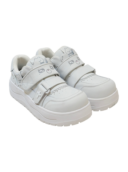 Bear Collaboration Running Multi-Colored Cute Platform Sneakers【s0000016797】