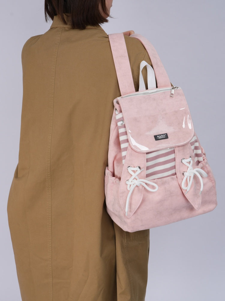 Rabbit Ears Cute School Backpack Pink【s0000016803】