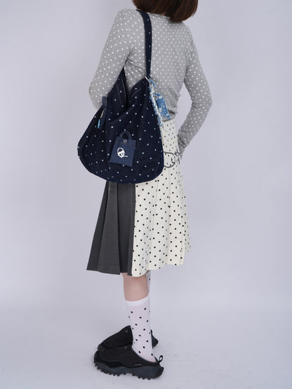 Denim One Shoulder Crossbody Large Capacity Bag【s0000016805】