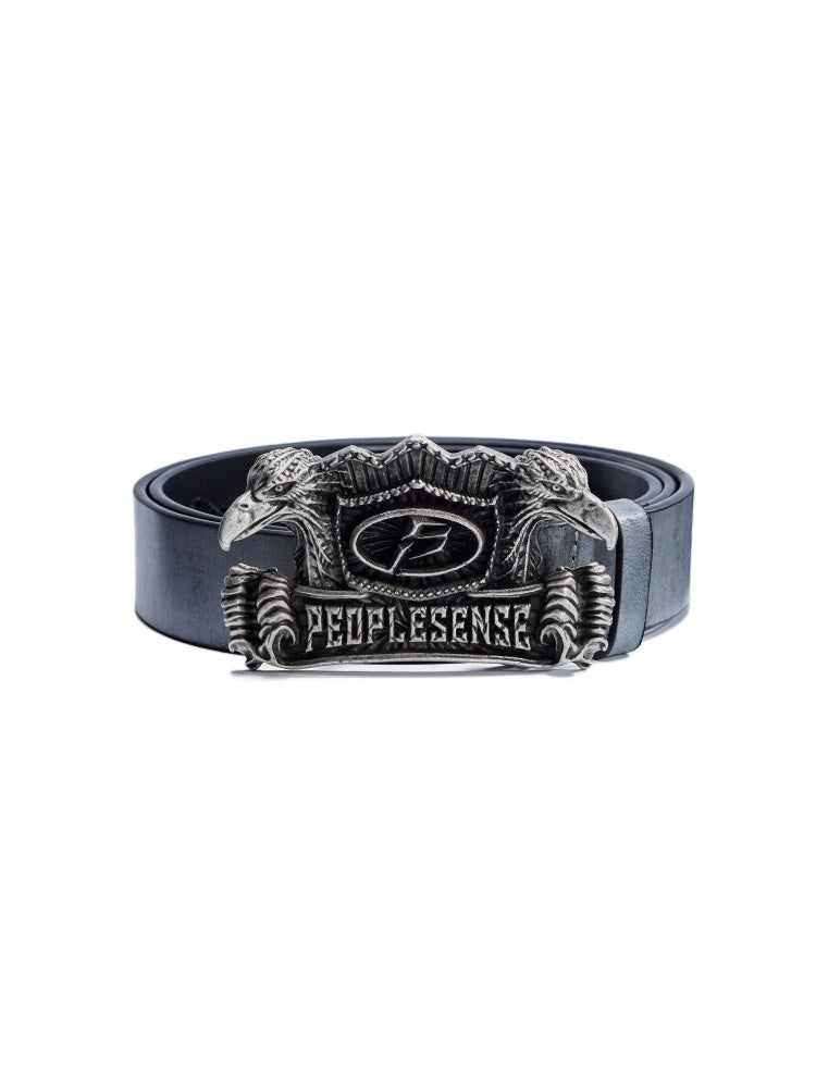 Double Headed Eagle Vintage Distressed Cowhide Wax Craft Belt【s0000016809】