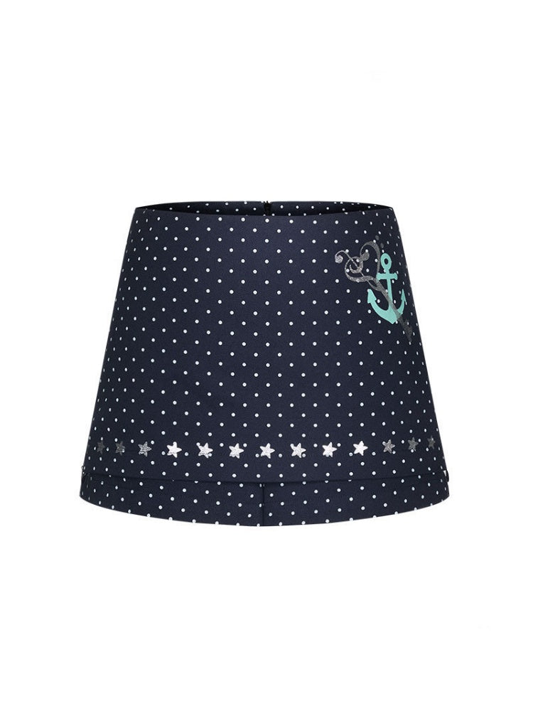 Summer Polka Dot Print Culottes Skirt【s0000016811】
