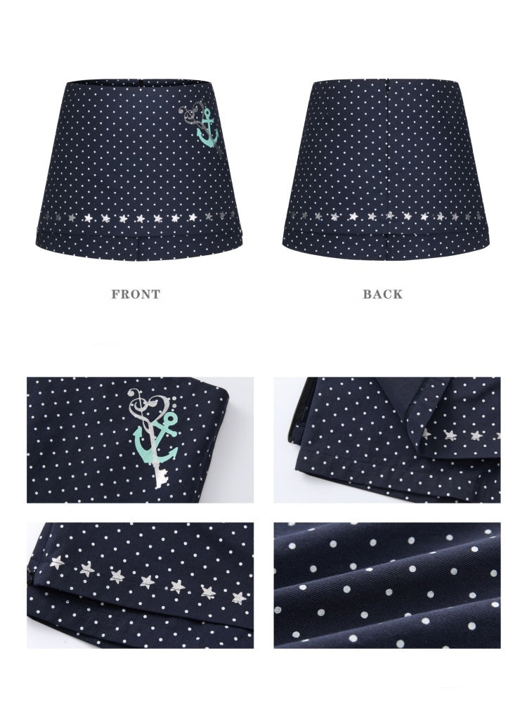 Summer Polka Dot Print Culottes Skirt【s0000016811】
