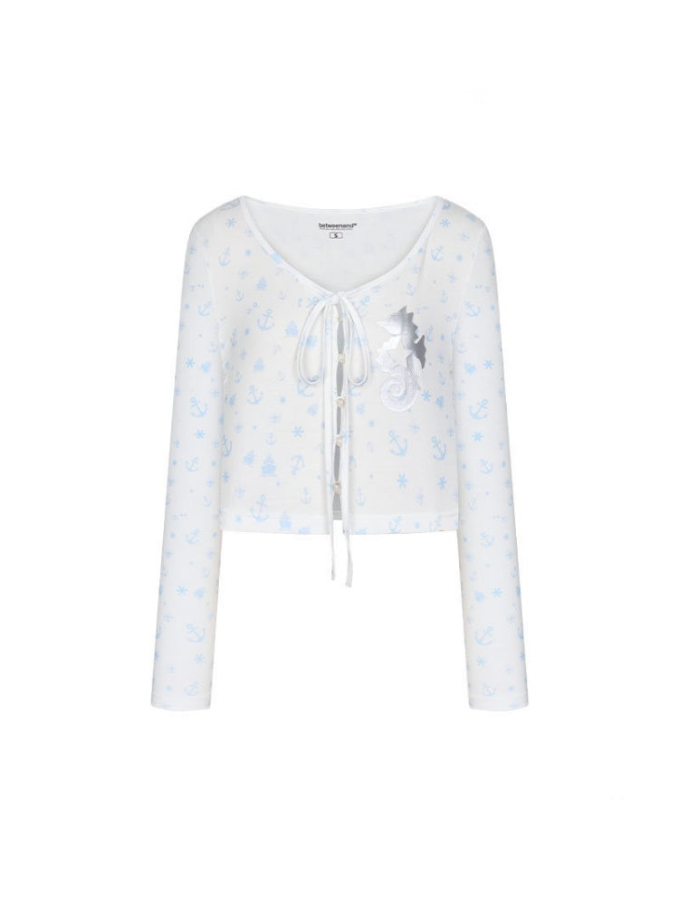 Nautical Strap Lightweight Sunscreen Cardigan【s0000016825】