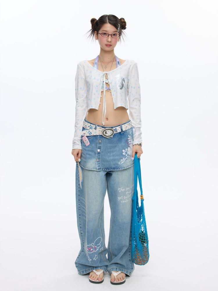 Nautical Strap Lightweight Sunscreen Cardigan【s0000016825】