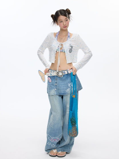 Nautical Strap Lightweight Sunscreen Cardigan【s0000016825】